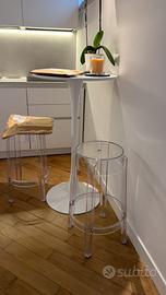 Tavolo bar tulip bianco diametro 60