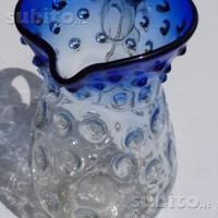 Brocca in vetro soffiato anni 60