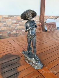 Statuetta in Metallo Brunito