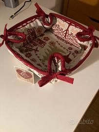 Cestino portapane in tessuto, nuovo