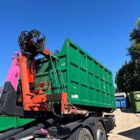 CONTAINER SCARRABILE USATO A CIELO APERTO CON G