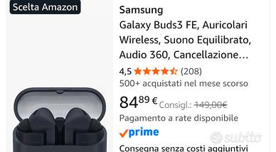 cuffie samsung buds 3 fe