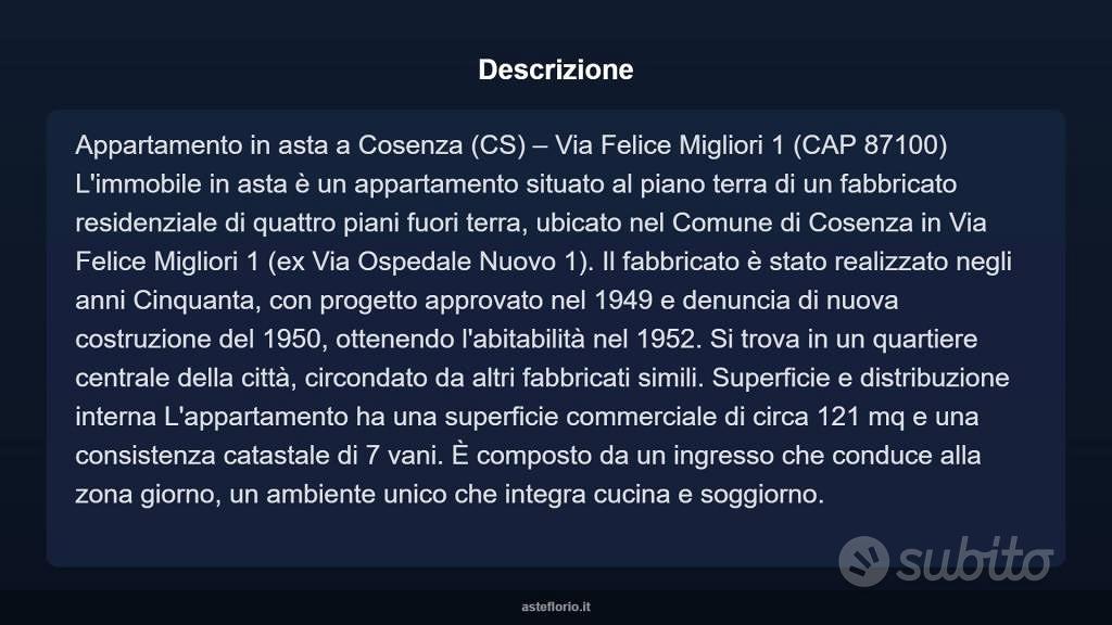 Appartamento – Cosenza, Massa - Vista 4