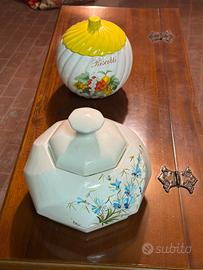 Biscottiere Vintage in Ceramica