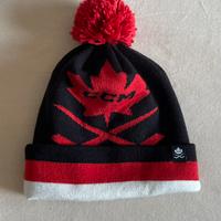 Berretto CCM Canada Hockey Vintage – Nero/Rosso