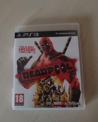 Deadpool Ps3 videogioco inglese