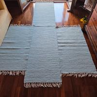 Tappeti da camera in pura lana 3 pz fatti a mano