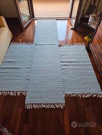 Tappeti da camera in pura lana 3 pz fatti a mano