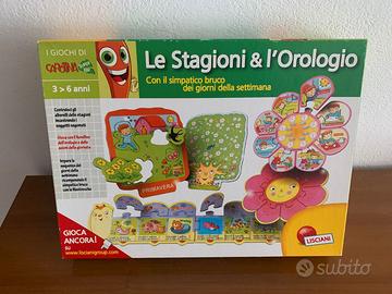 Le stagioni e l'orologio -  educativo Lisciani