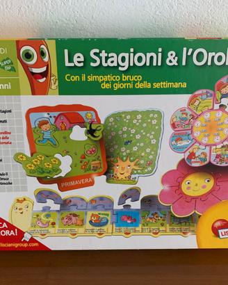 Le stagioni e l'orologio -  educativo Lisciani