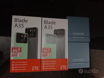 (NUOVI) 2 ZTE BLADE A35+ 2 SMART RING TAPSTER 
