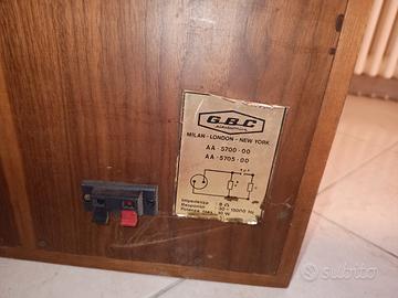 casse hi fi GBC anni 70 