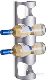Portabottiglie Zeller Acciaio Inox
