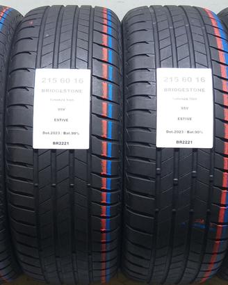 4 GOMME 215 60 16 BRIDGESTONE BR2221