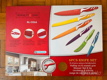 Set 6 coltelli + pelaverdure Royalty Line