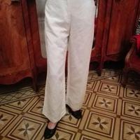 Pantapalazzo vintage Ermanno Scervino lino tg 40