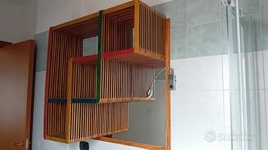 Mobiletto gradini in legno