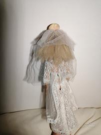 Vestito da sposa Barbie anni 60