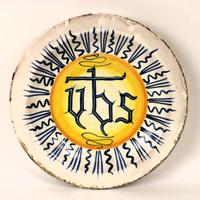 Antico piatto devozionale.