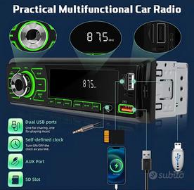 Autoradio Podofo multifunzione 2025