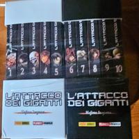 Manga L'attacco dei giganti 1-10 con cofanetti