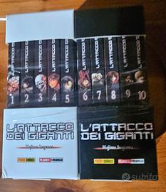 Manga L'attacco dei giganti 1-10 con cofanetti