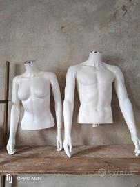 2 Manichini  mezzo busto donna