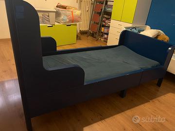 lettoLetto allungabile IKEA BUSUNGE BLU