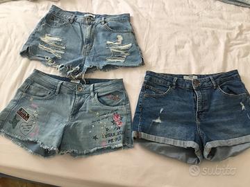 Tre paia di JEANS CORTI