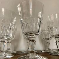 Set 6 bicchieri Baccarat France in vero cristallo