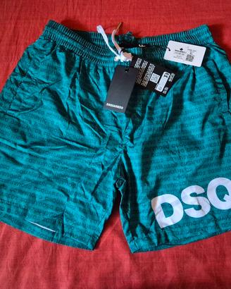 Dsquared2 Costume da bagno uomc verde 