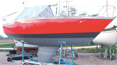 barca a vela alluminio 6,60 x2,45 x 1,30