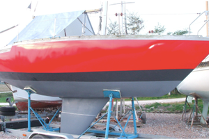 barca a vela alluminio 6,60 x2,45 x 1,30