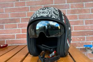 Casco moto premier vintage jet teschio come nuovo