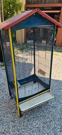 Voliera con ruote