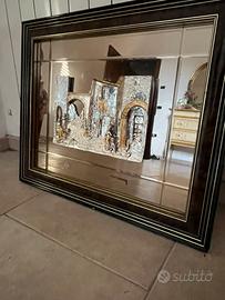 Quadro specchio in argento di silvio zippoli