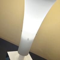 Lampada artigianale in legno e vetro – PEZZO UNICO