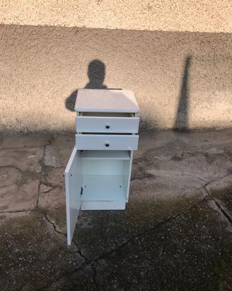 Mobiletto multiuso bianco