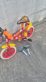 bici Bimbo con rotelle con ruote diametro 12