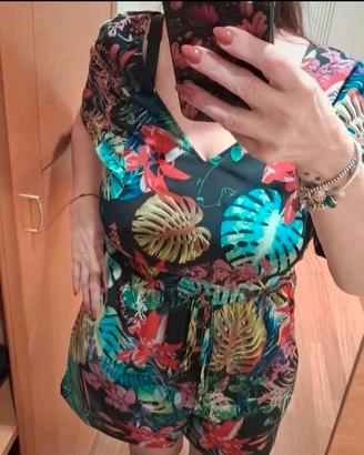 playsuit floreale 