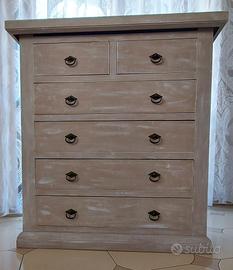 Cassettiera in vero legno 