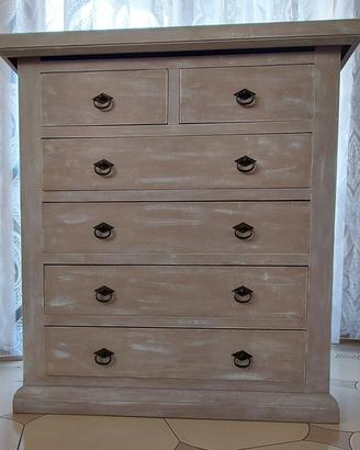 Cassettiera in vero legno 