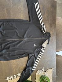 Tuta adidas nera in acetato