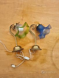 coppia di abat-jour anni 60