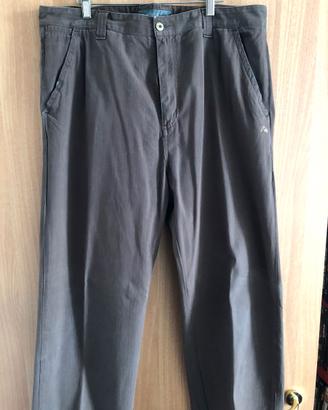 Pantaloni originali Quiksilver cotone marroni