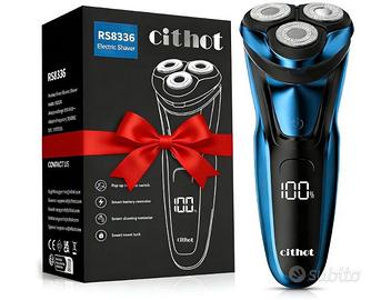 Rasoio Elettrico Barba Con 3D Testine Rotanti IPX7