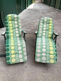 2 sdraio lettino 