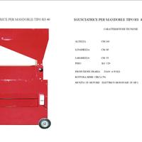SGUSCIATRICE PER MANDORLE TIPO R.S 40