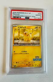 Carte pokemon Pikachu PSA 10 promo