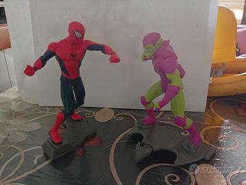 Statuina spiderman e goblin